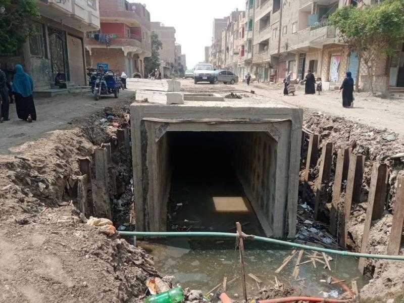نائب محافظ الجيزة يشدد على تعديل المرافق المتعارضة مع مشروع تحويل مسار مصرف ناهيا بكرداسة