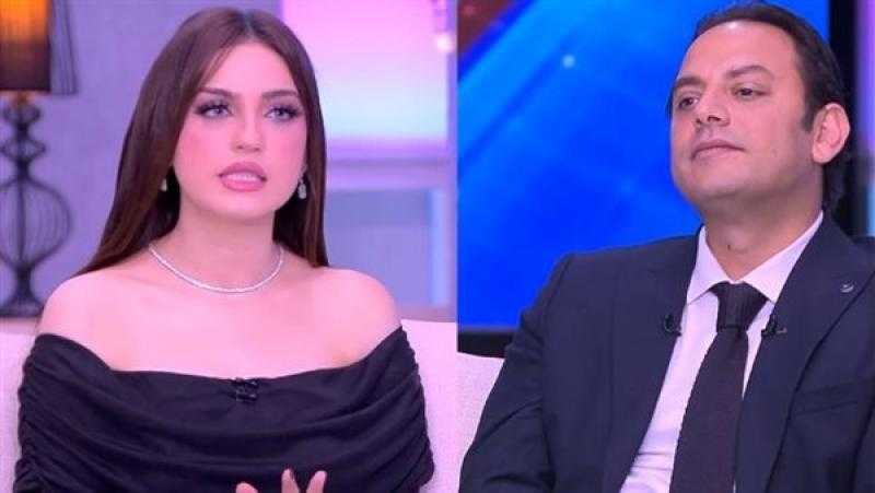ياسمين عز تغازل أحمد برادة على الهواء: أنا بكبر وأنت بتصغر
