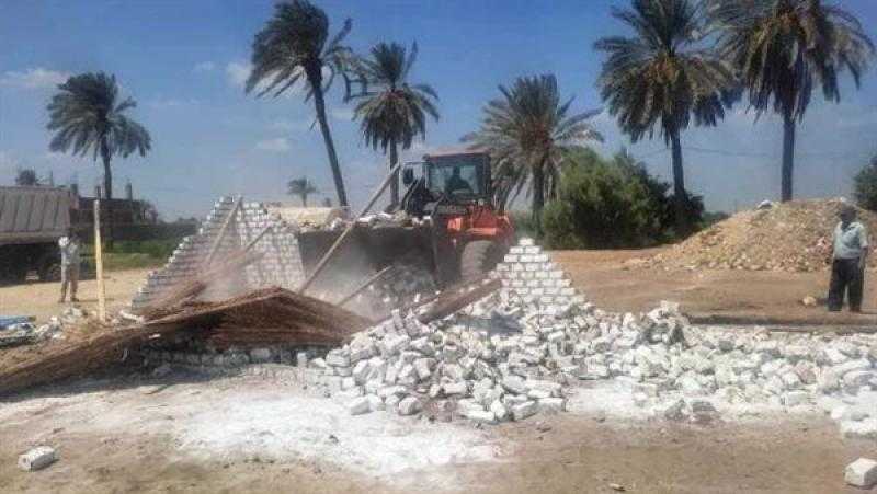 الانتهاء من أعمال المرحلة الثانية لإزالة التعديات بالأقصر