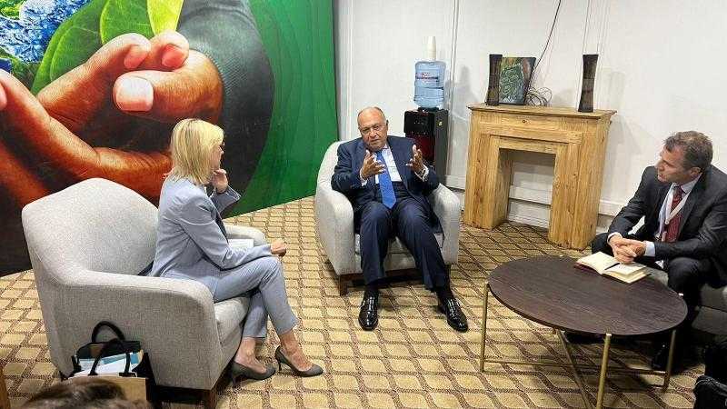 نشاط مكثف لوزير الخارجية خلال الاجتماع التحضيري لمؤتمر COP27 بكينشاسا.. صور