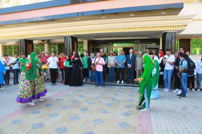 بالصور.. رياضة كفر الشيخ تنظم مهرجان ذكرى نصر أكتوبر.. و ”كرفان” للتوعية البيئية
