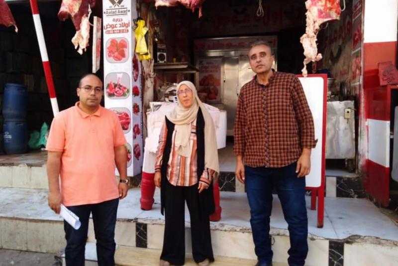 ضبط 280 كيلو لحوم خارج السلخانة في حملة تموينية بطلخا بالدقهلية