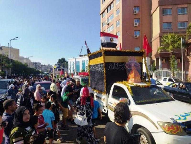 محافظة بورسعيد تنظم موكب احتفال بالمولد النبوي بحضور الطرق الصوفية
