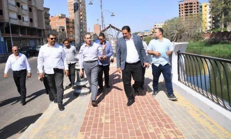 محافظ الغربية يتفقد مشروعات الرصف بمركز ومدينة طنطا