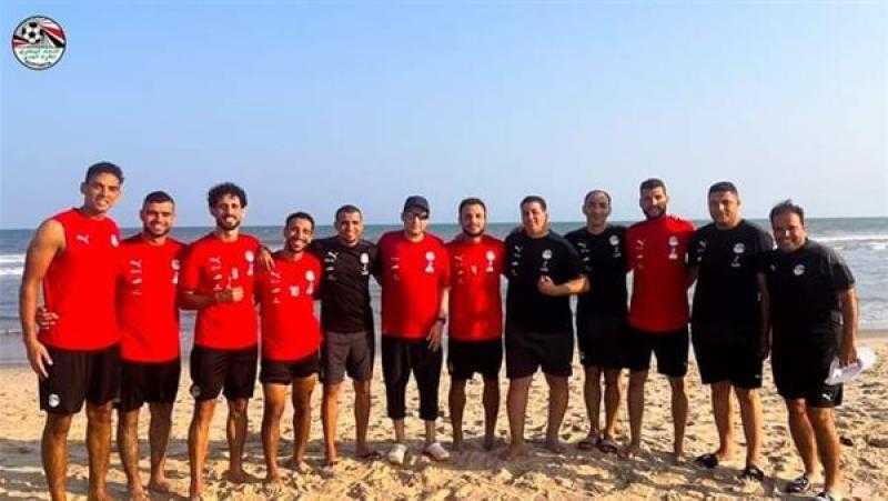 منتخب الشاطئية يجري مسحة كورونا قبل السفر إلى موزمبيق
