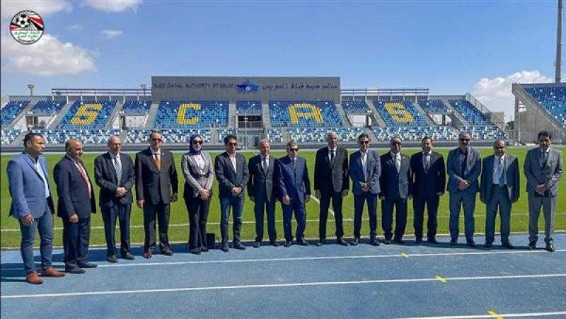 جاهزية استاد هيئة قناة السويس لاستقبال الفعاليات المحلية والدولية.. صور