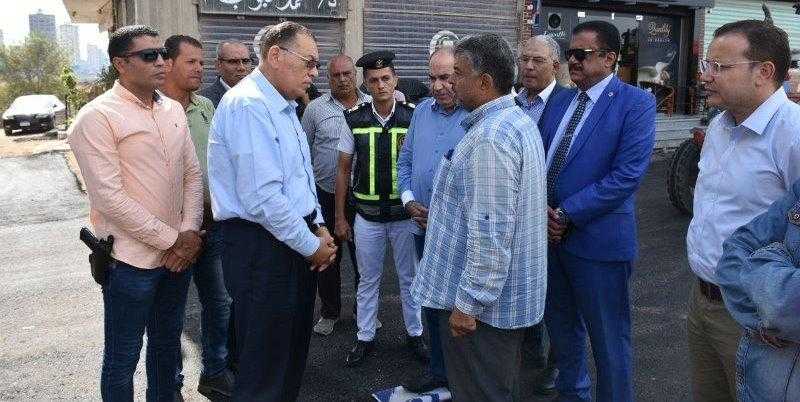 محافظ الشرقية يتابع أعمال التطوير الجارية بالمحور المروري الجديد بطريق الرملية.. صور