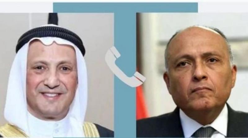 هاتفيا.. سامح شكري يهنئ وزير خارجية الكويت الجديد بمنصبه