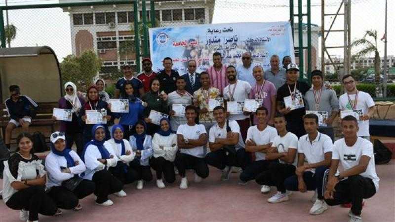80 طالبًا وطالبة يشاركون في بطوله «الكروس فيت» بجامعة قناة السويس