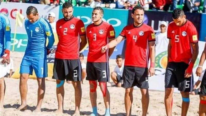 منتخب الشاطئية يختتم اليوم تدريباته لمواجهة مدغشقر في أمم إفريقيا