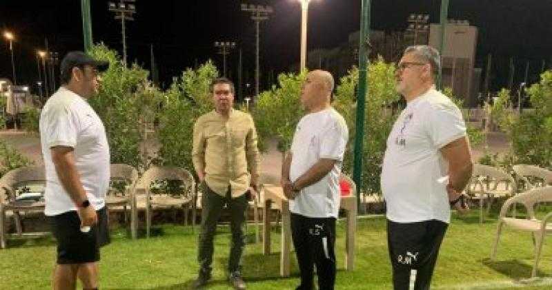 الأمطار تفاجئ المنتخب الأولمبى فى تدريبه الختامى قبل مواجهة إسواتينى