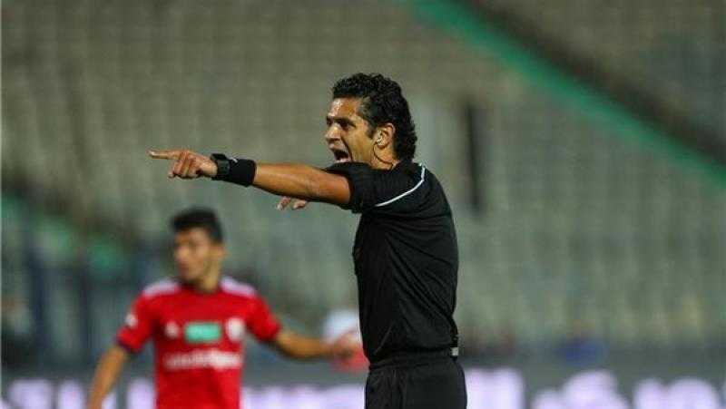 أحمد الغندور حكمًا لمباراة الأهلي وأسوان في الدوري