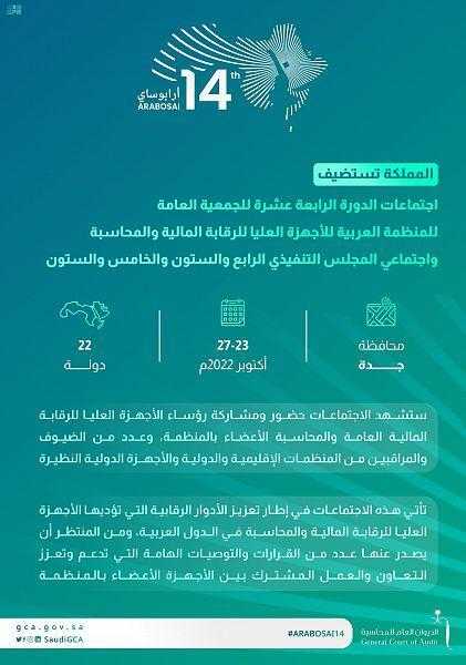 السعودية تستضيف اجتماعات الدورة الـ 14 للجمعية العامة لمنظمة ”الأرابوساي”