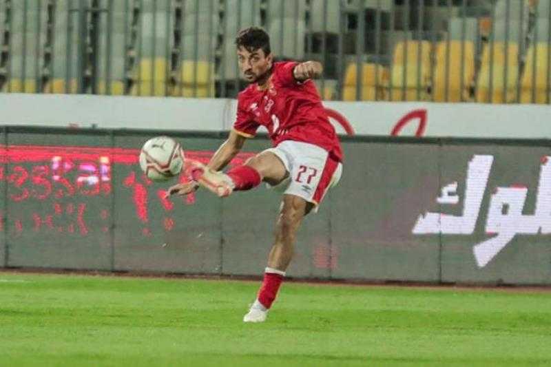الأهلي يعلن إصابة طاهر محمد طاهر بتمزق جزئي أسفل العضلة الأمامية