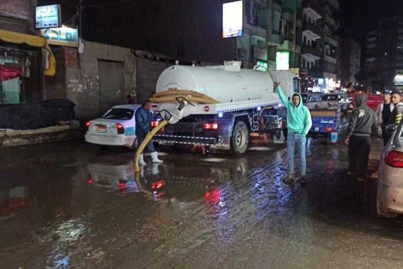 أمطار شديدة بمختلف أنحاء محافظة الفيوم وانقطاع الكهرباء