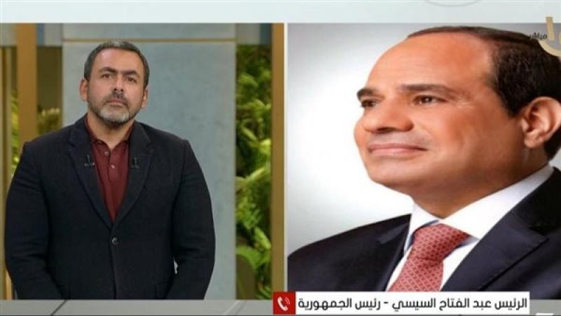 التفاصيل الكاملة لمداخلة الرئيس السيسي مع يوسف الحسيني