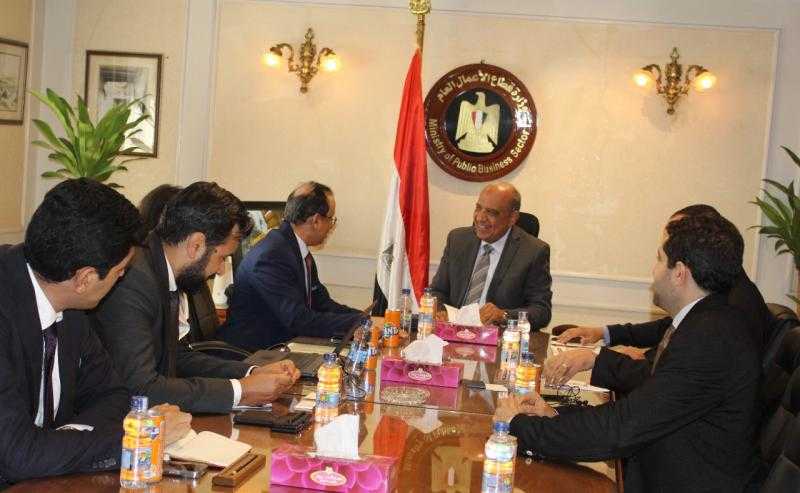 وزير قطاع الأعمال العام يبحث مع ”أرسيلورميتال الجبيل السعودية” التعاون في صناعة المواسير