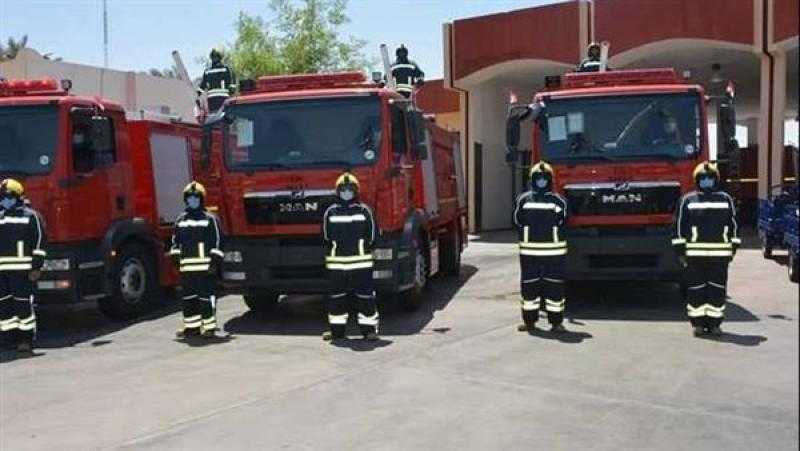 الحماية المدنية تسيطر على حريق في ورشة أخشاب بأسيوط