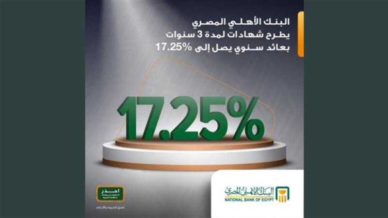 بالتفاصيل.. نرصد مزايا وخصائص الشهادة البلاتينة الثلاثية من البنك الأهلي المصري