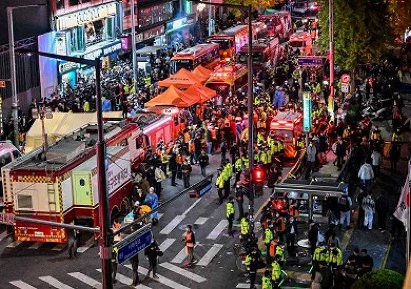 ارتفاع حصيلة قتلى حادث التدافع في كوريا الجنوبية إلى 153 شخصا
