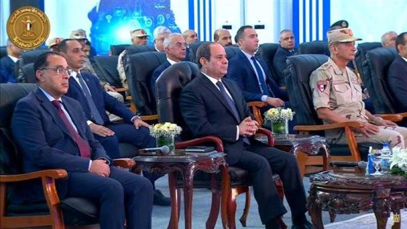 الرئيس السيسي: حجم تأمين البيانات على شبكة الطوارئ نسبته تصل إلى 100%