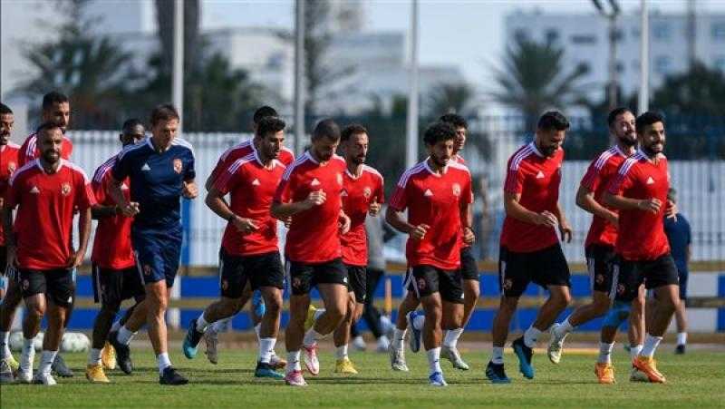 الأهلي يختتم تدريباته اليوم استعدادا لمباراة الداخلية في الدوري