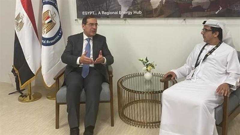 وزير البترول يبحث مع «مبادلة» الإماراتية أوجه التعاون الحالية ومشروعات الاستكشاف الجديدة