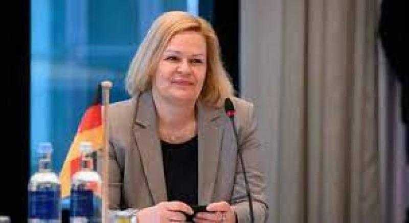 وزيرة الداخلية الألمانية تعتزم حضور المباراة الافتتاحية لمنتخب بلادها بمونديال قطر 2022