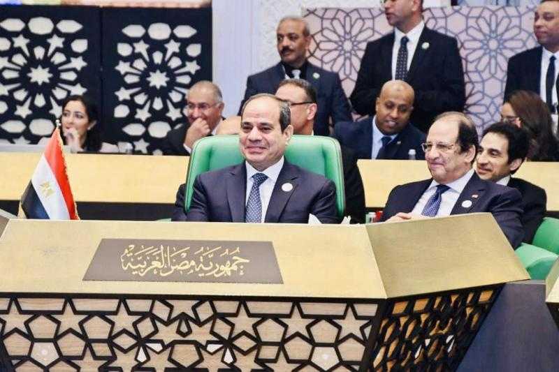 نص كلمة الرئيس السيسي في القمة العربية 31 بالجزائر اليوم