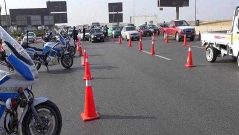 كاميرات مراقبة بمحيط غلق الطريق الدائري منعًا للزحام