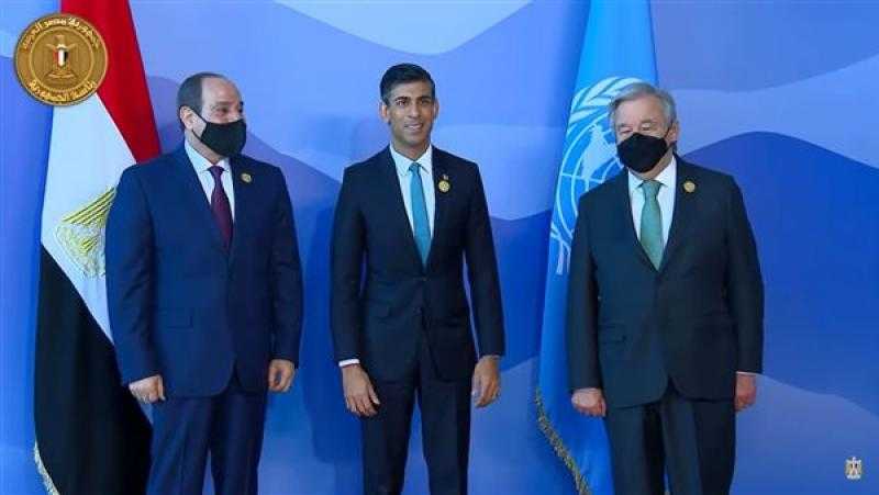رئيس الوزراء البريطاني يصل لمقر انعقاد مؤتمر المناخ «كوب 27»