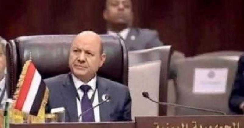 رئيس مجلس القيادة اليمنى عن ”الشرق الأوسط الأخضر”: فرصة لتعزيز التعاون البيئى
