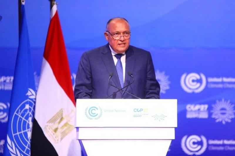 سامح شكري: تدهور الاقتصاد جعل قمة المناخ الأكبر لدى جميع الأطراف