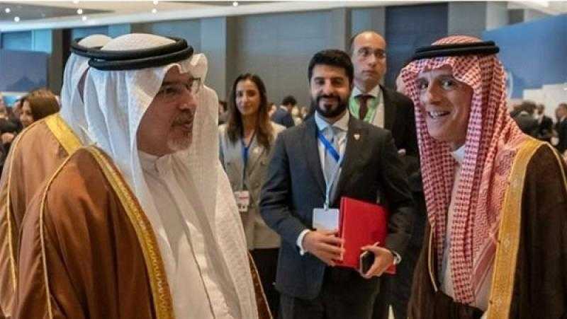 وزير الخارجية السعودي يزور أجنحة المملكة والبحرين ومصر بمؤتمر المناخ