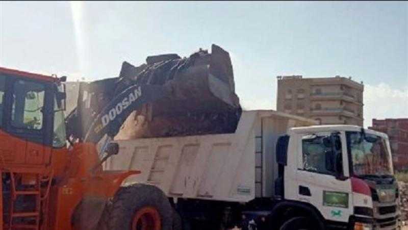 رفع 1300 طن مخلفات من «الجمباز» في الشرقية