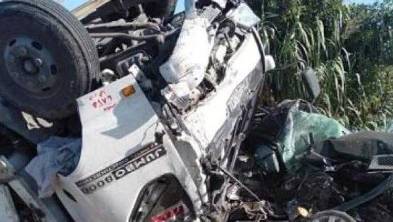 مصرع 8 أشخاص وإصابة 6 آخرين في انقلاب سيارة على طريق ميت غمر- المنصورة