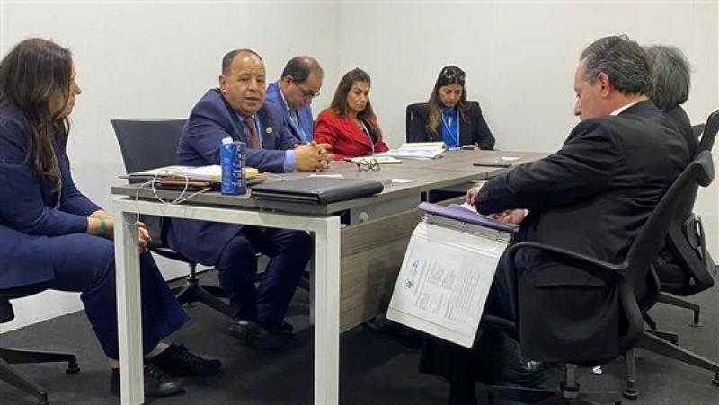 «معيط» لمساعد وزيرة الخزانة الأمريكية: نُعوِّل كثيرًا على دعم الولايات المتحدة لقضية المناخ