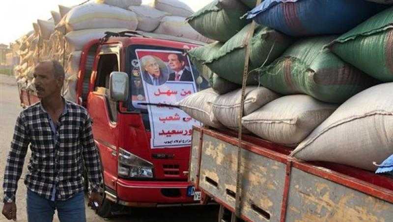 توريد أكثر من 100 طن أرز إلى مضرب بورسعيد