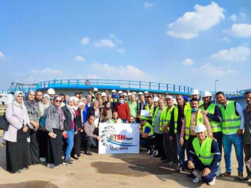 حصول محطة معالجة ”سسل” بالقليوبية على شهادة Tsm الدولية.. صور