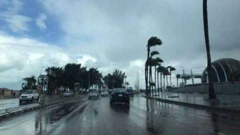 حالة الطقس غدا السبت في الإسكندرية.. أمطار ورياح