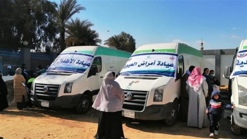 إطلاق قافلتين طبيتين ضمن حياة كريمة بالمجان في أسوان والإسكندرية