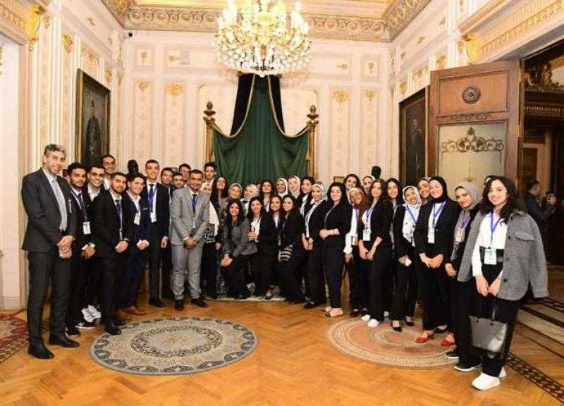 وفد طلابي من ”علوم سياسية الاسكندرية” يزور مجلس النواب.. صور