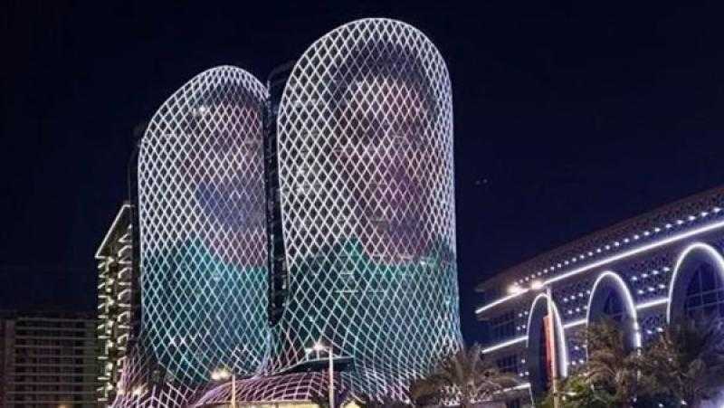 أبراج لوسيل تتزين بصور لاعبي منتخب السعودية قبل مباراة الأرجنتين