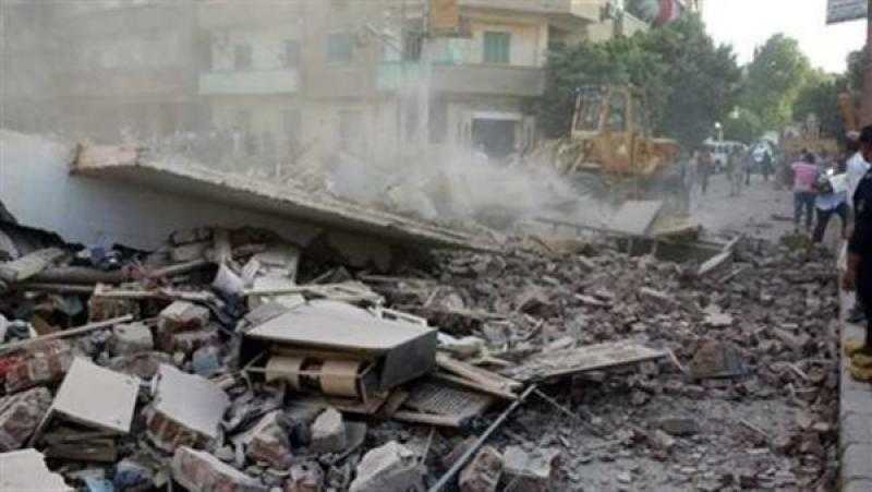 سقوط أجزاء من عقار في الإسكندرية دون إصابات