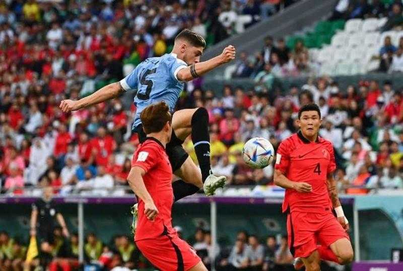 منتخب أوروجواي يتعادل مع كوريا الجنوبية في مستهل مشواره بالمونديال
