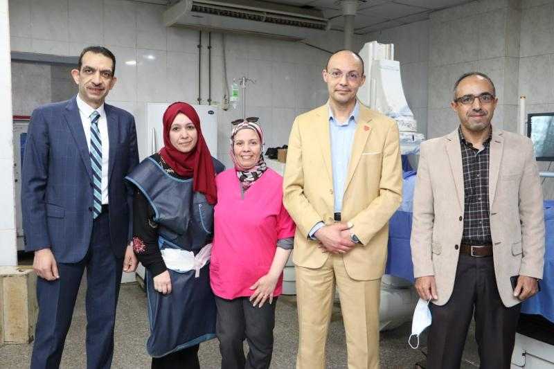 يبلغ طولها 27 مم.. نجاح عملية غلق قناة شريانية بالقلب دون جراحة قلب مفتوح بجامعة المنوفية