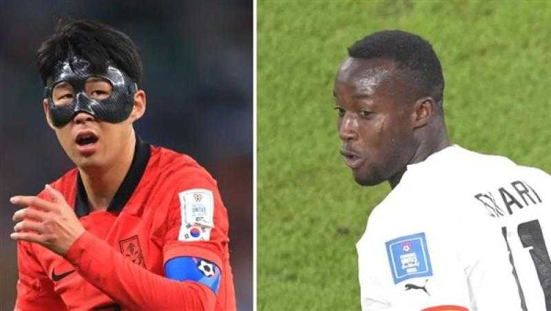موعد مباراة غانا وكوريا الجنوبية في كأس العالم 2022 والقنوات الناقلة