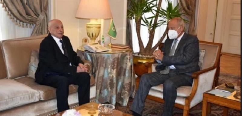 «أبو الغيط» يبحث مع رئيس مجلس النواب الليبي تطورات الأوضاع في بلاده