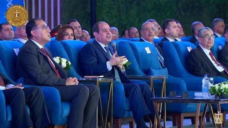 الرئيس السيسي: النمو السكاني هيأكل أي تنمية ودا مش تخويف أو رعب للناس