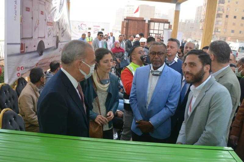 محافظ القليوبية يتفقد مشروع تغطية الترعة البولاقية بغرب شبرا الخيمة